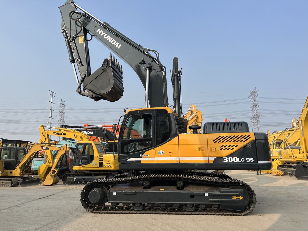 Excavadora Hyundai usada 300LC-9 Máquina de trabajo pesado de alta potencia Motor duradero Funcionamiento estable Perfecto para tareas exigentes de movimiento de tierras