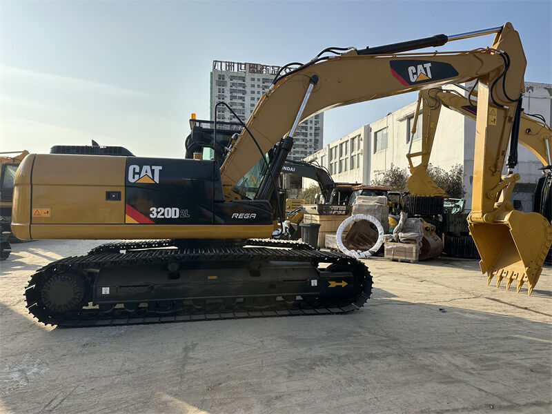 Excavadora de orugas CAT 320D2L usada, excavadora minera de 20 toneladas para grandes proyectos de construcción