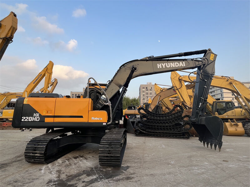 Nuevo modelo Usado Hyundai HX220HD Excavadora de 22 toneladas Usado Hyundai 220 Crawler Digger