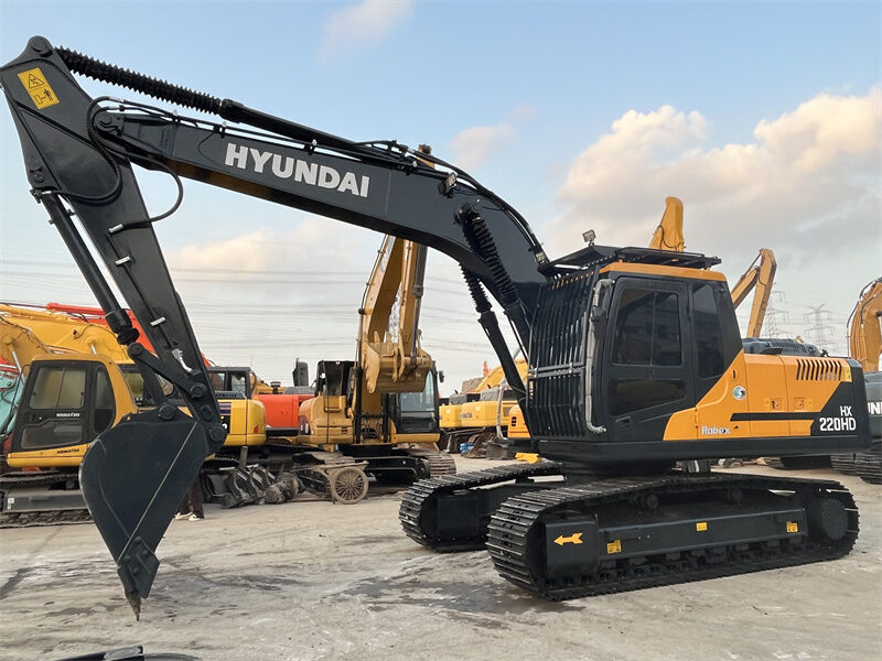 Nuevo modelo Usado Hyundai HX220HD Excavadora de 22 toneladas Usado Hyundai 220 Crawler Digger