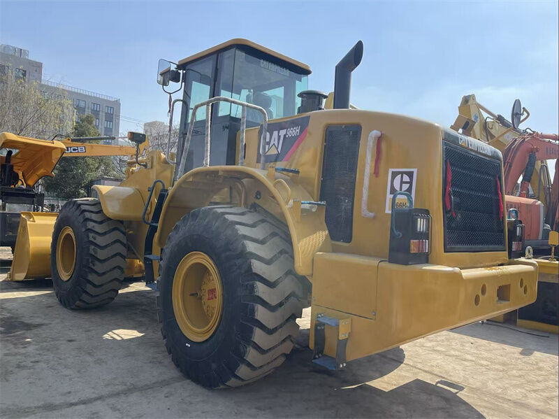 Cargadora de ruedas CAT 966H usada con motor Weichai, peso operativo de 23698 kg y capacidad de cucharón de 4.0 m3