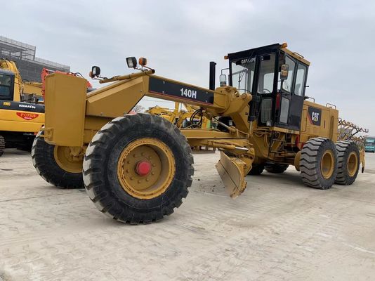 El CAT 140H utilizó la maquinaria de mudanza de tierra del graduador del motor de Caterpillar