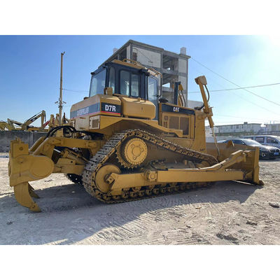 D7R utilizó el dormilón seguido amarillo de la niveladora de Caterpillar
