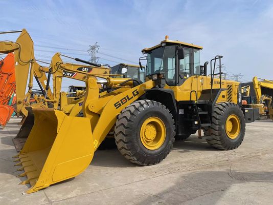Cargador Front Loader Yellow 17450kg de la rueda de SDLG LG956L