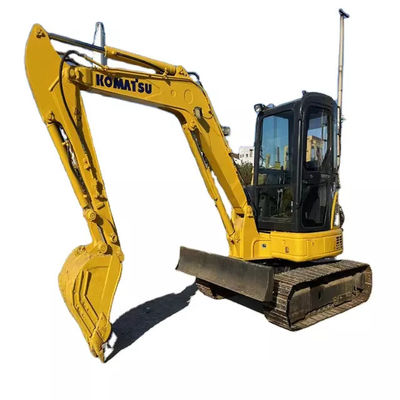 Excavador usado de la correa eslabonada del excavador PC55MR PC55MR-2 de Japón KOMATSU PC55 pequeño