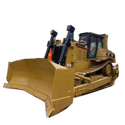 El gato D7R utilizó el tractor de correa eslabonada de la niveladora de Caterpillar CAT Mini Bulldozer
