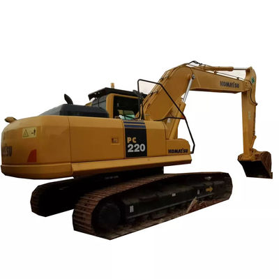 KOMATSU Pc220 utilizó el excavador de KOMATSU 22 toneladas de Japón de pequeño excavador de la correa eslabonada del origen