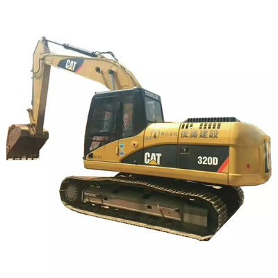 El excavador usado grande Caterpllar 20 toneladas utilizó el gato 320