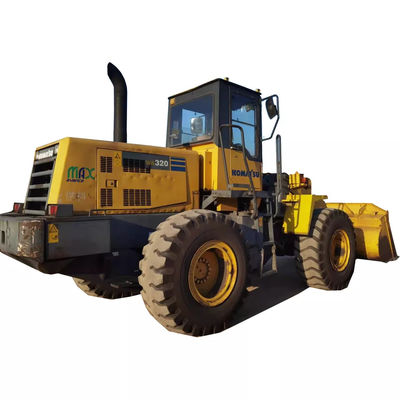 Cargador usado de KOMATSU Wa320 13 toneladas de cargador grande de la rueda
