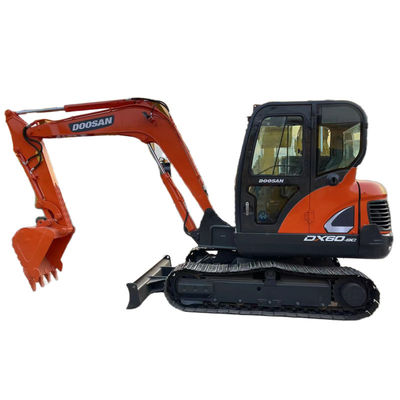 Dormilón usado de Mini Digger High Efficiency With Blade del excavador de Doosan DX60 9C