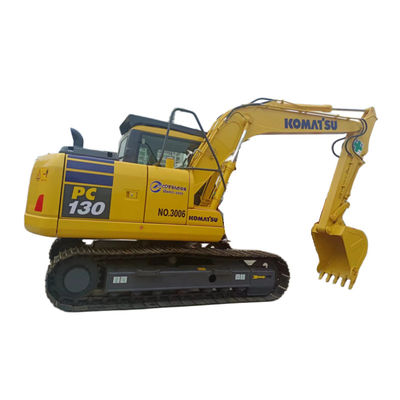 13 excavador medio de la correa eslabonada de KOMATSU PC130 de la mano de Ton Used Japan Excavator Second