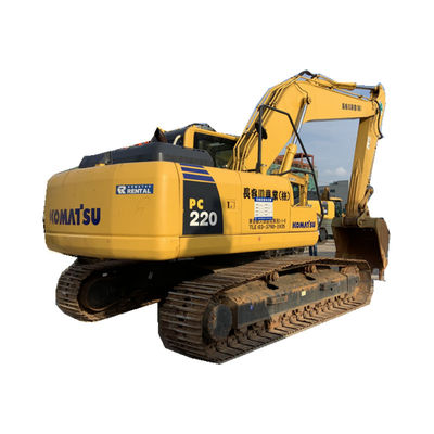 22 excavador de la correa eslabonada de KOMATSU PC220 de la mano de Ton Used Japan Excavator Second