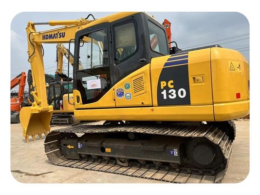 13 pista de With 800m m del excavador de la correa eslabonada de Ton Used Japan Komatsu PC130