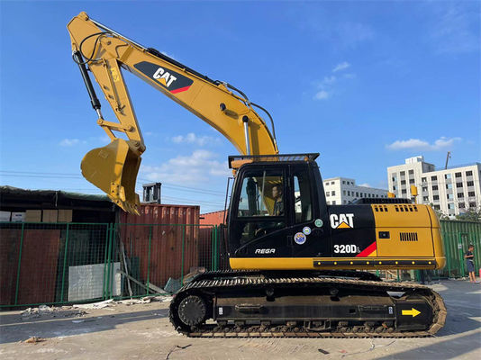 Excavadora usada Caterpillar CAT 320DL 2021 año En buenas condiciones
