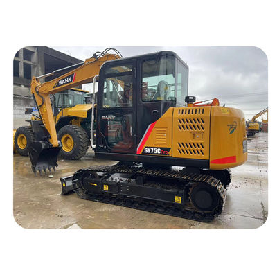Sany SY75C Pro Mini Excavadora Usada de segunda mano 7.5 toneladas Sany Mini Excavadora