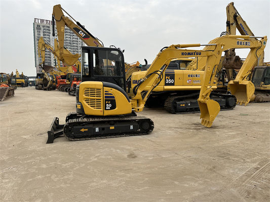 Comatsu PC50MR-2 mini excavadora de 5 toneladas usada en Japón excavadora Komatsu PC50