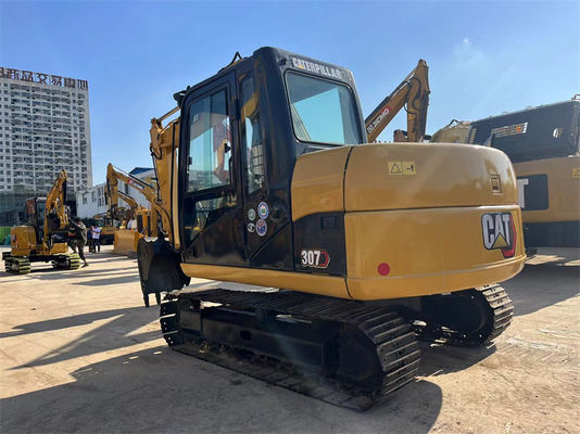 Excavadora usada CAT 307D de 7 toneladas Caterpillar 307 Crawler mini Excavadora