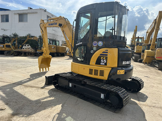 Excavadora japonesa Komatsu PC55 usada PC55MR PC55MR-2 Mini Excavadora