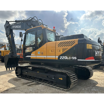 22 toneladas Corea Usado Hyundai R220LC-9S Excavadora Hyundai 220 Crawler Excavadora