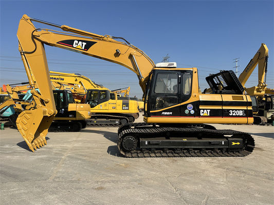Excavadora CAT 320BL usada con vía de 800 mm Excavadora hidráulica usada Caterpillar