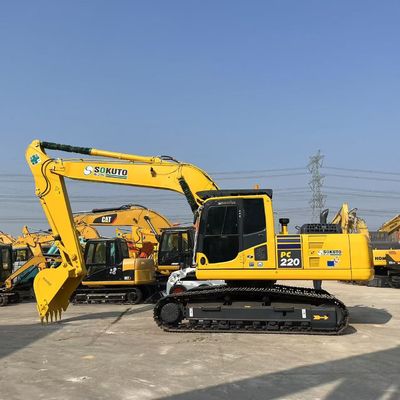 2022 Año Japón Hecho Komatsu PC220 Excavadora Crawler Máquina de Construcción Media