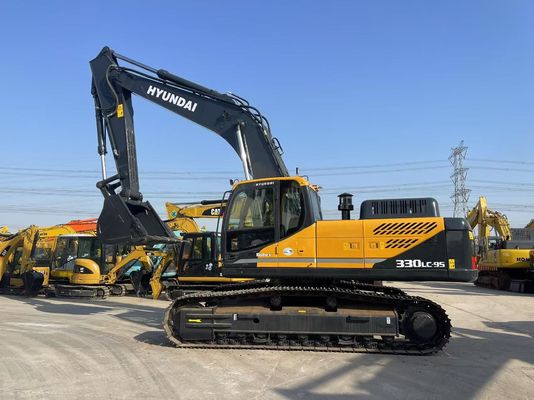 Excavadora Hyundai 330LC-9S de alto rendimiento usada 33 toneladas