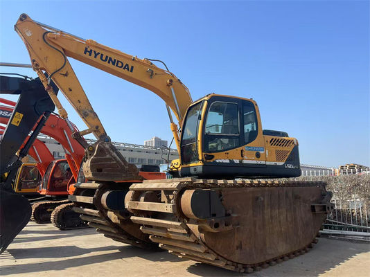 Excavadora usada Hyundai R150LC-9 excavadora anfibia