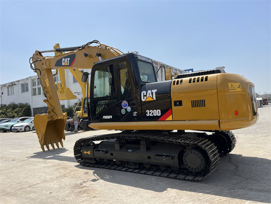 En buen estado excavadora mediana de 20 toneladas excavadora usada de la oruga 320d para la venta