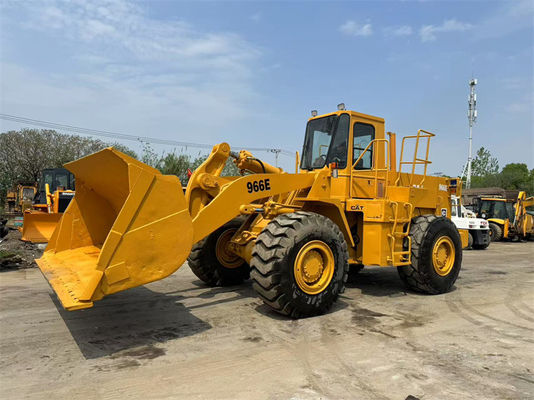 Máquina de construcción usada Cargador de ruedas Cat 966E usado