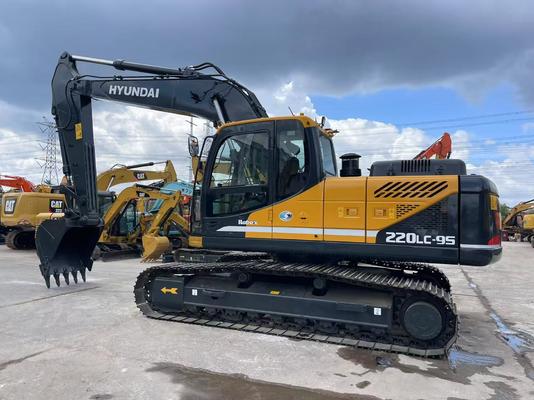 Excavadora Hyundai R220LC-9S de segunda mano 22T Crawler 1.2m3 Cubo