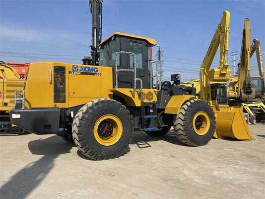 5 toneladas de carga de ruedas usadas XCMG ZL50GN de segunda mano XCMG Front End Loaders