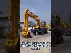 Excavador de la rueda del robex 210W-9 de Hyundai