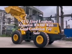 El cargador hidráulico de la rueda de KOMATSU WA380Z barato utilizó el cargador de la rueda de KOMATSU WA380Z