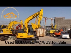 El excavador usado de Japón KOMATSU PC78US utilizó los mini excavadores de KOMATSU pc78 en venta