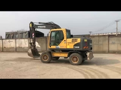 Excavadora de ruedas Volvo EW 145B usada